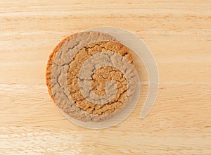 Brown sugar and cinnamon cookie on a table