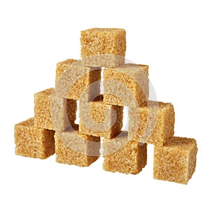 Brown sugar, a few pieces.