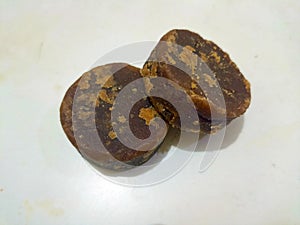 Brown sugar gula jawa merah aren from indonesian