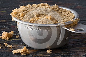 Brown Sugar in a Measuring Cup