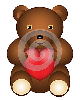 Brown teddy bear