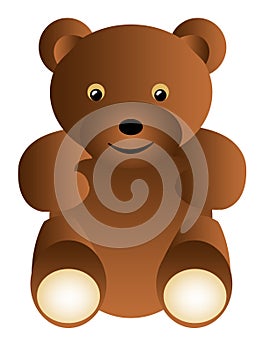 Brown teddy bear