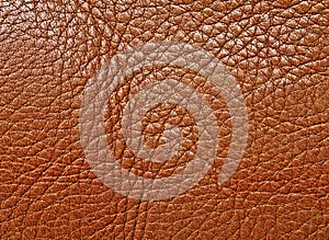 Brown textured leather background photo