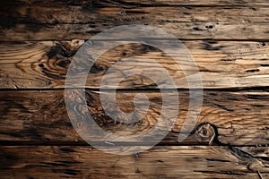 Brown textured wood background close up