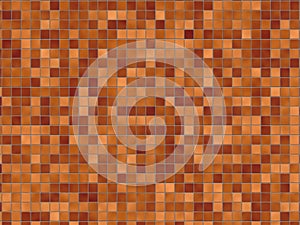 Brown tile background