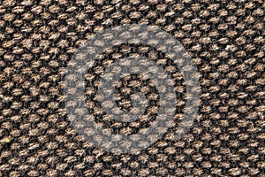 Brown tweed fabric