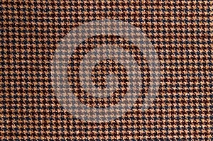 Brown tweed fabric textile background