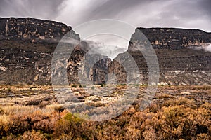 Brown Valley Below Santa Elena Canyon