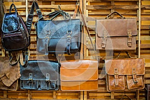 Brown Vintage leather bags