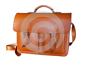 Brown Vintage leather briefcase