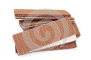 Brown wafer closeup