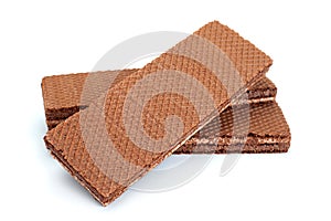 Brown wafer closeup