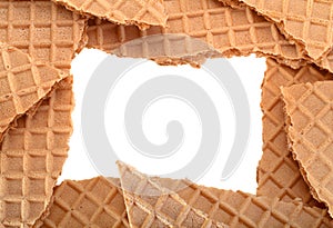 Brown wafer frame