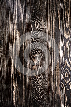 Brown wall wood texture background with knots