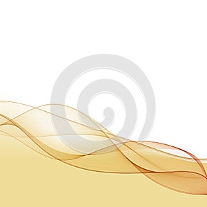 Brown wave. Vector layout for advertising. eps 10