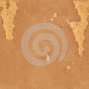 Brown weathered painted wall seamless texture or background.