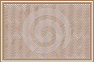 a brown and white chevron pattern on a white background