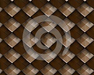 Brown and white geometric pattern bckground
