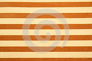 Brown white horizontal striped line fabric texture