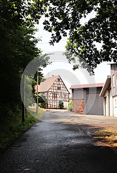 Brown and white house in Potzbach, Germany