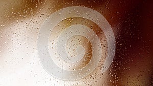 Brown and White Raindrop Background