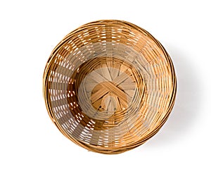 Brown wicker basket