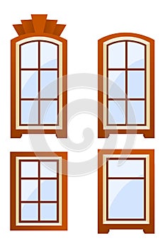 Brown windows