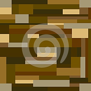 Brown Wood Block Background Seamless Pattern