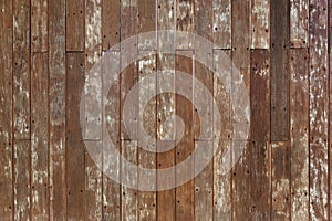 Brown wood colored plank wall texture background