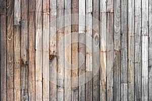 Brown wood plank wall texture background natural wood patterns for design.