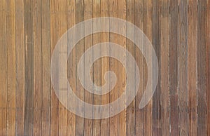 Brown wood texture background coming from natural tree. The wooden panel has a beautiful dark pattern, fence texture