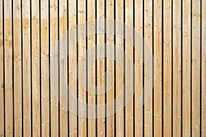 Brown wooden lath textured wall background