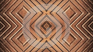 Brown wooden pattern square rhombus diamond herringbone wall floor flooring laminate parquet floor texture background banner