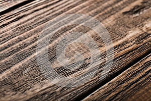 Brown wooden texture, closeup