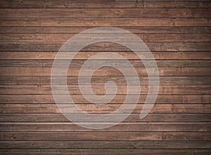 Brown wooden wall, table, floor surface. Dark wood texture.