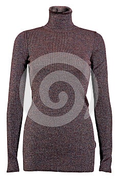 Brown woolen sweater