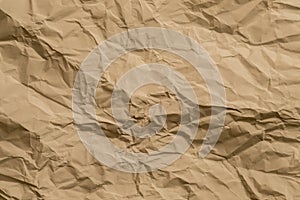 Brown wrinkled paper mountain effect background