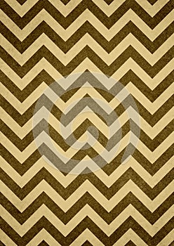 Brown yellow retro chevron zigzag pattern background