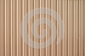 Brown zinc metal corrugated fence,metalsheet fence for background,Abstract background