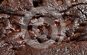 Brownie texture photo