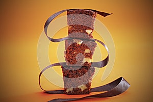 Brownies with chocolate and nuts