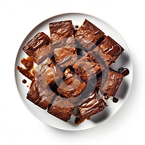 Decadent Brownie Plate With Erin Hanson And David Burdeny Style Sauce