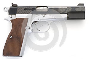 Browning hi-power 9mm pistol photo
