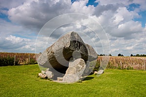 Brownshill  portal tomb or dolmen photo