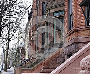 Brownstone Brooklyn, Park Slope row houses photo