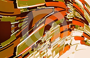 Browny Abstract Design