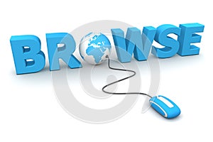 Browse Around - Blue Mouse