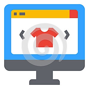 Browse Online Shopping Icon Vector Illustration