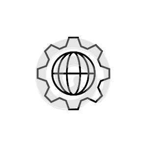 browser, design, internet icon. Simple outline vector of Web Design Development  set icons for UI and UX, website or mobile