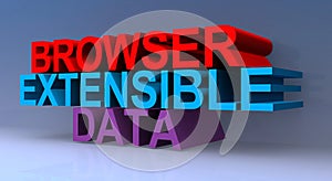 Browser extensible data